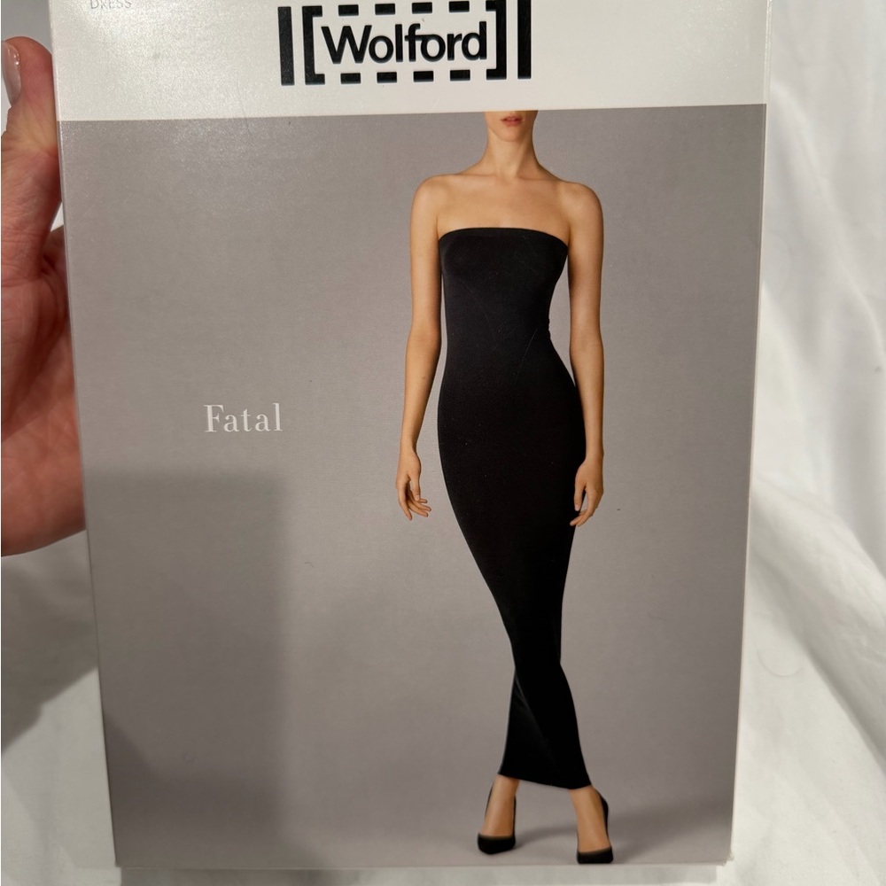Wolford Cep Taupe Fatal Strapless Dress size small